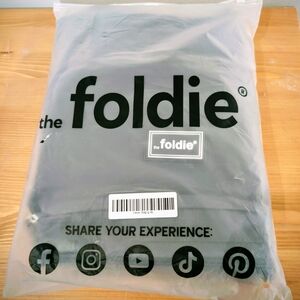 The Foldie Original Foldable Travel Bag Gray – Lightweight Packable Tote – NIB